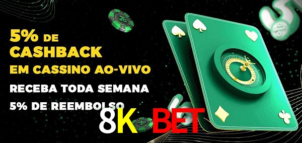 Promoções do cassino ao Vivo 8K Bet